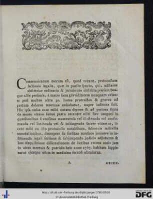 Disquisitio Medico-Forensis.