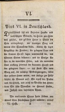 Deutschlands achtzehntes Jahrhundert, 1,6