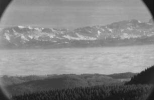 Feldberg: Alpenpanorama vom Feldberg, vom Säntis bis ...