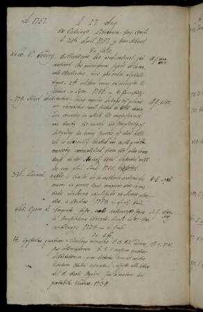 Ex Catalogo Librorum Hag. Comit. d. 25ten April 1757. p. Henr. Scheurl.