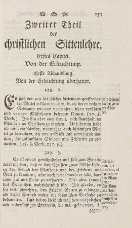 Zweiter Theil der christlichen Sittenlehre