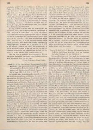 133-134 [Rezension] Staerk, Willy, Neutestamentliche Zeitgeschichte
