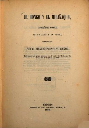 El Hongo y el miriñaque