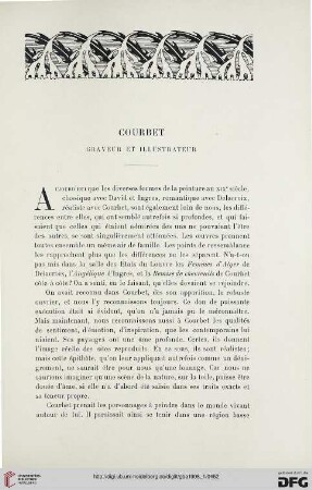 3. Pér. 39.1908: Courbet : graveur et illustrateur$nElektronische Ressource