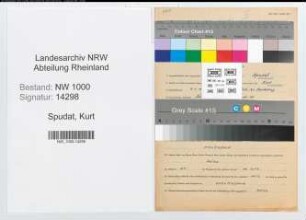 Entnazifizierung Kurt Spudat, geb. 04.01.1915 (Ingenieur)