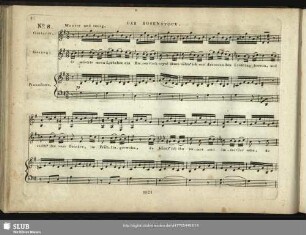 No. 8. Der Rosenstock: O möchte mein Liebchen ein Rosenstock seyn!