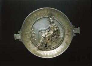 Emblemschale mit Athena-/Minerva-Emblem