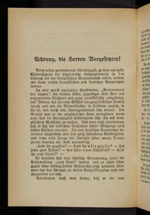 16 Achtung, die Herren Vorgesetzten!
