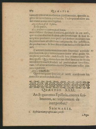 Quaestio XXXI. - XL.