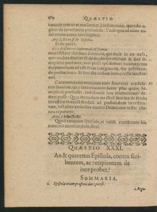 Quaestio XXXI. - XL.
