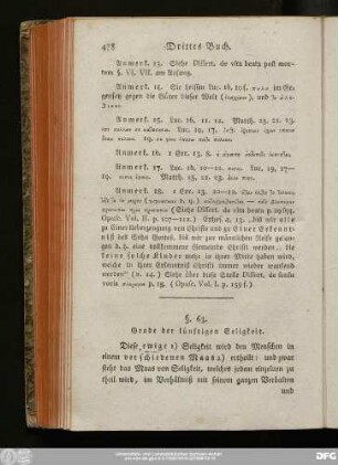 §. 63. Grade der künftigen Seligkeit.