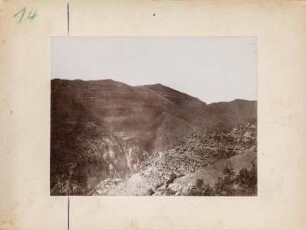 Durchbruchtal : Durchbruchtal des Flusses Zamanti Irmagi am Aladaglar-Gebirge (Antitaurus).