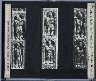 Modena, Dom : Hauptportal, Türpfosten, Propheten-Relief
