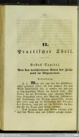 II. Practischer Theil