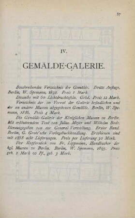 IV. Gemälde-Galerie