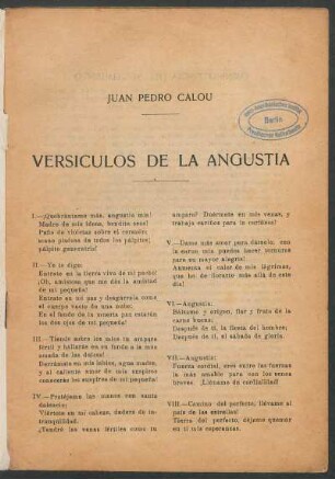 Versículos de la angustia