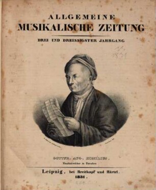 Allgemeine musikalische Zeitung. 33. 1831