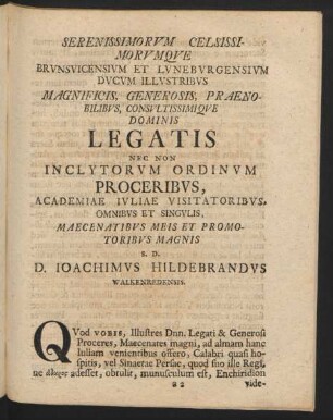 Serenissimorum Celsissimorum Que Brunsvicensium ...