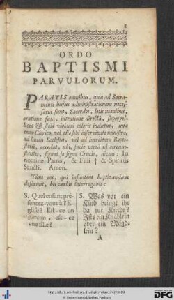 De Baptismo.