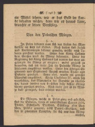 Von den Polnischen Münzen