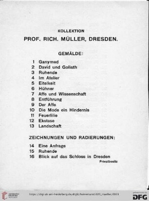 Zeichnungen und Radierungen