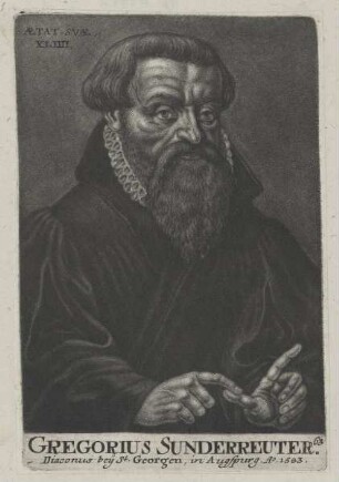Bildnis des Gregorius Sunderreuter