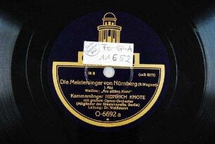 Die Meistersinger von Nürnberg : 1. Akt, Walther: "Am stillen Herd" / (R. Wagner)
