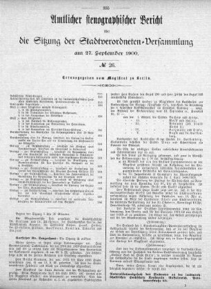No. 26, 27. September 1900