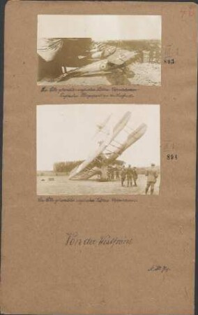 Englischer Fliegerpark an der Westfront