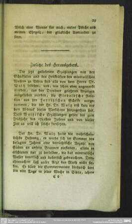 Zusätze des Herausgebers
