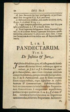 10-30, Tit. I. De Justitia & Jure - Tit. IV. De Constitutionibus Principum