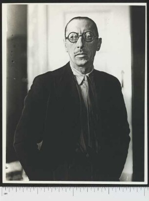 Porträtaufnahme Igor Stravinsky