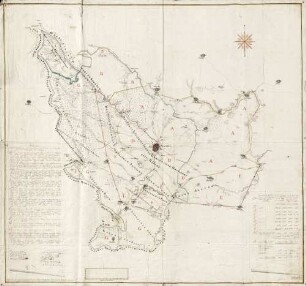 Differential-Mappa zwischen dem Hochfürst[lichen] Hauß Fürstenberg und der Kay[serlich] König[lich] Vorderösterreichischen Stadt Villingen