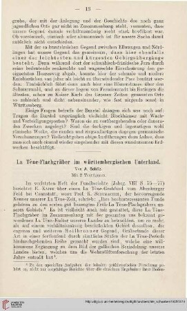 10: La Tène-Flachgräber im württembergischen Unterland