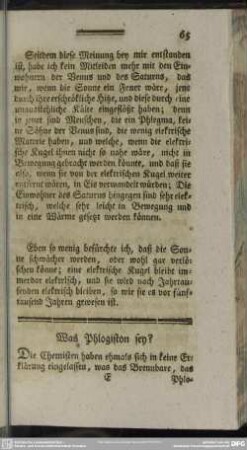 Was Phlogiston sey?