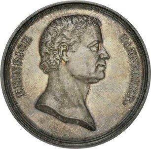 Medaille auf Heinrich Dannecker aus dem Jahr 1826
