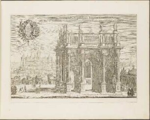Kupferstich: Arcus Triumphalis Augustissimae Reginae Christinae