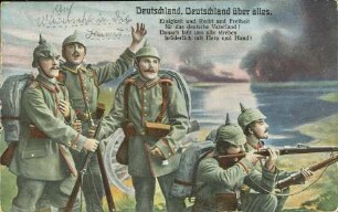 Deutschland, Deutschland über alles. - Einigkeit und Recht und Freiheit [...]