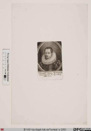 Bildnis Hans Conrad Weinmann
