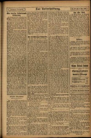 Zweite Ausgabe vom Donnerstag, den 06. November 1924.