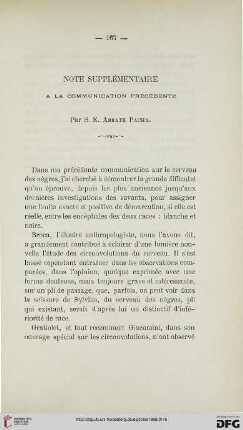 2.Ser. 9.1888: Note supplémentaire à la communication précédente