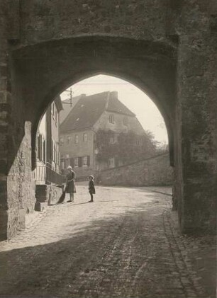 Geithain, Blick durch das Untertor