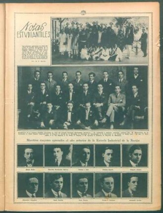 Maestros mayores egresados el año anterior de la Escuela Industrial de la Nación