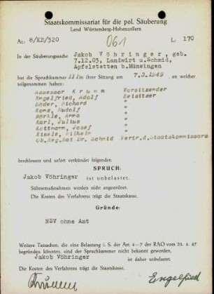 Vöhringer, Jakob