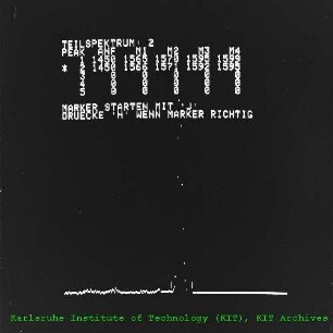 Bildschirmdarstellung im Zyklotron (Zykl)