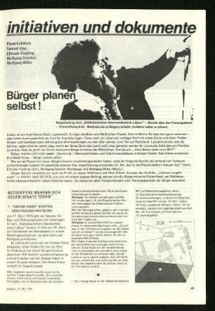 Bürger planen selbst!