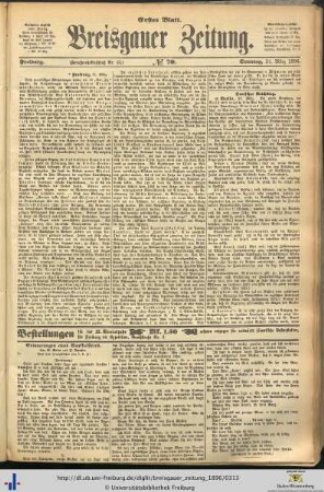 22.03.1896 (Erstes Blatt)