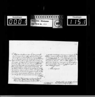 . 1729: Mai-Juli 1729