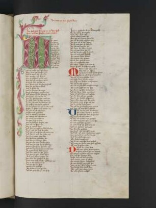 Initiale mit Rankenwerk