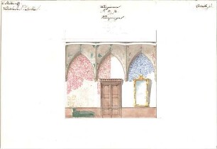 Gärtner, Friedrich von; München; Wittelsbacherpalast - Badezimmer (Ansicht)